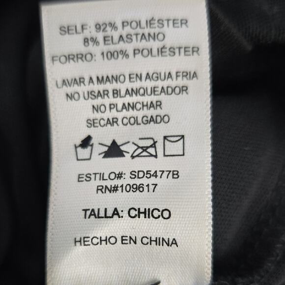 ShineStar Black Long Sleeve Mesh Panel Bodycon Dress Women’s Size‎ Small - Picture 6 of 7